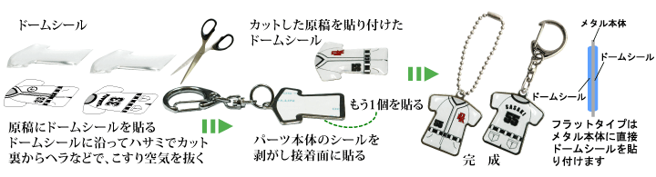 メタル製キーホルダーの作り方