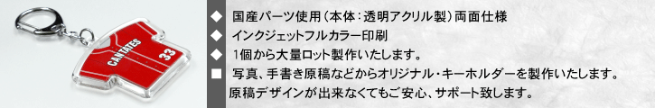 オリジナルキーホルダー製作ハメパチタイプ